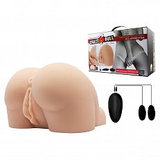 Мастурбатор Crazy Bull Vagina & Anal реалистичный с вибрацией