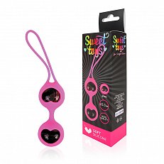 Вагинальные шарики Sweet Toys Glass 75 гр. розовые