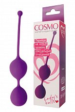 Вагинальные шарики Cosmo Lady's balls из силикона 007