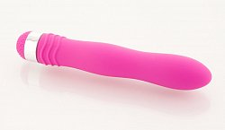 Вибратор многоскоростной пластиковый Sexus фиолетовый 18 см