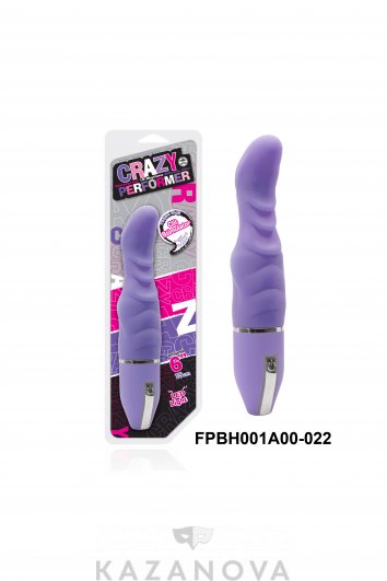 Вибратор для G-точки Crazy Performer фиолетовый 15 см 001