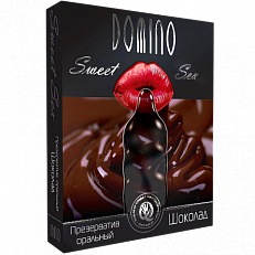Презервативы оральные с ароматом шоколада Domino Sweet Sex 3шт