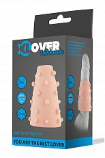 Насадка в форме конуса XLover Soft Booster из киберкожи