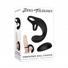 Вибронасадка на мошонку Zero Tolerance Vibrating Ball Cradle c пультом д/у