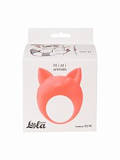 Виброкольцо эрекционное Lola Games Mimi Animals Lemur Remi оранжевое