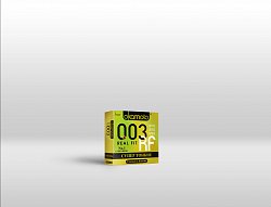 Презервативы супер тонкие анатомической формы Okamoto Real Fit 3 шт