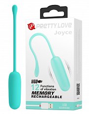 Виброяйцо Pretty Love Joyce 12 режимов бирюзовое
