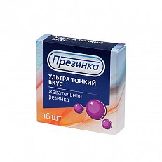 Жевательная резинка Презинка "Родился сам, помоги другому. Ультратонкий вкус" со вкусом колы 34 г