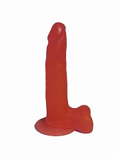 Фаллоимитатор на присоске с мошонкой реалистичный LoveToy 19 см 800