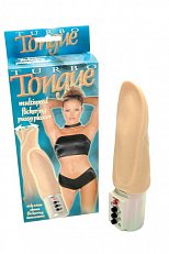 Вибратор в виде языка многоскоростной Turbo Tongue из PVC 20.5 см