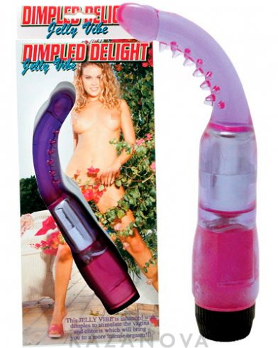 Анальный вибратор с эластичными усиками Dream Toys фиолетовый 25 см
