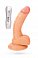 Вибратор Real Stick Nude с 7 режимами вибрации телесный 14,5 см