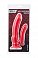 Фото-1 Вибратор ToyFa Black&Red двойной красный на присоске 402