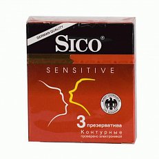 Презервативы плотнооблегающие SICO Sensitive 3 шт