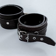Поножи кожаные коричневые 2237