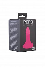 Анальная втулка POPO Pleasure из TPE розовая 11,9 см