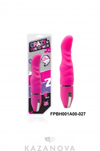 Вибратор для G-точки Crazy Performer розовый 15 см 001