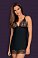 Сорочка Chiccanta Chemise с отделкой кружевом и стрингами