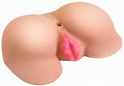 Вагина и анус LoveToy объемная из киберкожи 701