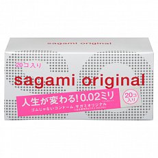 Презервативы полиуретановые сверхтонкие SAGAMI Original 0,02 20 шт.