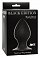 Фото-1 Анальная втулка Lola Toys Thick Anal Plug Medium силиконовая чёрная