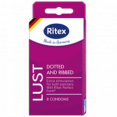 Презервативы Ritex Lust точечно-ребристые 8 шт.
