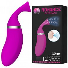 Вакуумный стимулятор Romance Elephant перезаряжаемый 12 режимов