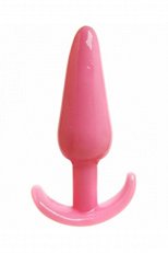 Анальная втулка Jelly Pleasure Large Pink розовая 11,5
