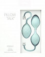 Набор вагинальных шариков Pillow Talk Frisky бирюзовый