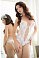 Боди SoftLine Collection Honey кружевное и украшение для волос