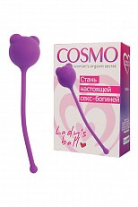Вагинальный шарик Cosmo в виде головы медвежонка 011