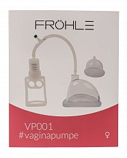 Помпа вагинальная Frohle Duo с 2 чашами прозрачная
