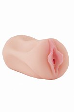 Мастурбатор в виде вагины Realistic Skin Touch из киберкожи с внутренним рельефом