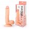 Фаллоимитатор EroWoman Realistic телесный реалистичный с мошонкой на присоске 20,5 см