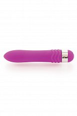 Вибратор многоскоростной пластиковый Sexus фиолетовый 14 см