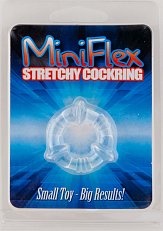 Эрекционное кольцо Mini Flex из пластизоля прозрачное